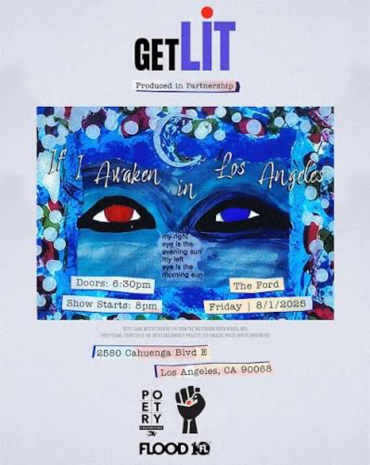 If I Awaken in Los Angeles — August 1, 2025 · The Ford · media director and producer
